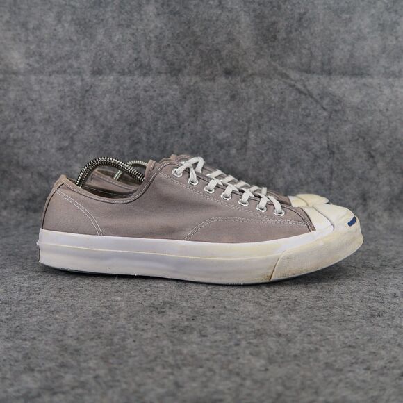 Converse Shoes Mens 9 Sneakers Jack Purcell Comfort Wedge Classic Canvas Grey - Picture 2 of 16